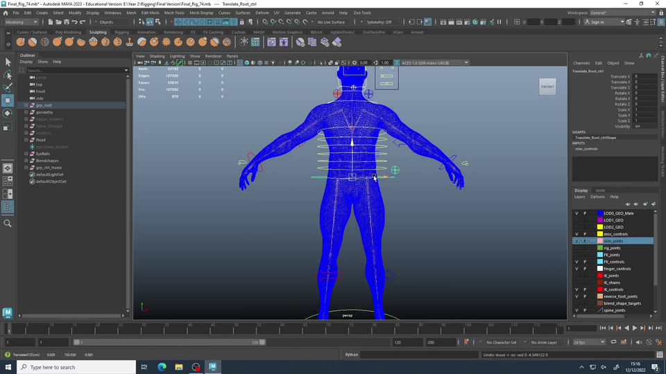 Bipedal Rig